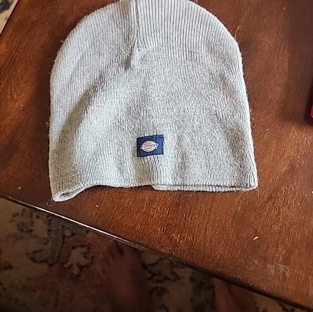 Youth Striped Pink & Aqua Beanie with Gray & Black Knit Options - Lot Of 3